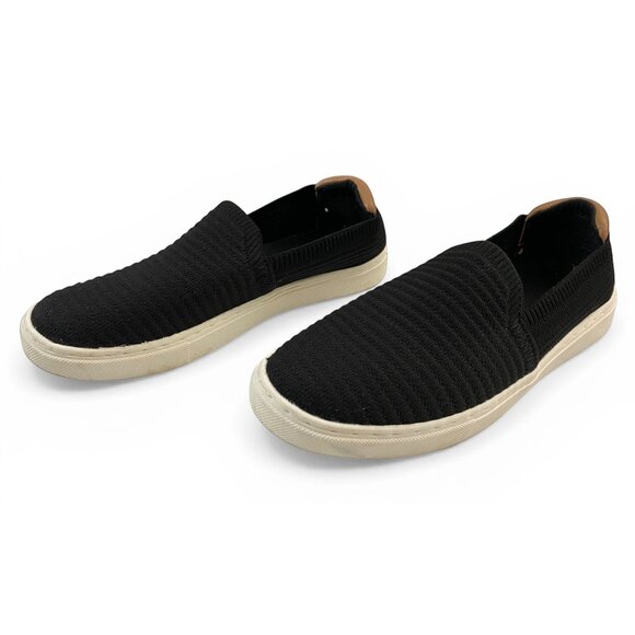Kelly & Katie Black Knit Slip On Sneakers Womens Size 7M Casual Comfort Shoes - Picture 2 of 10